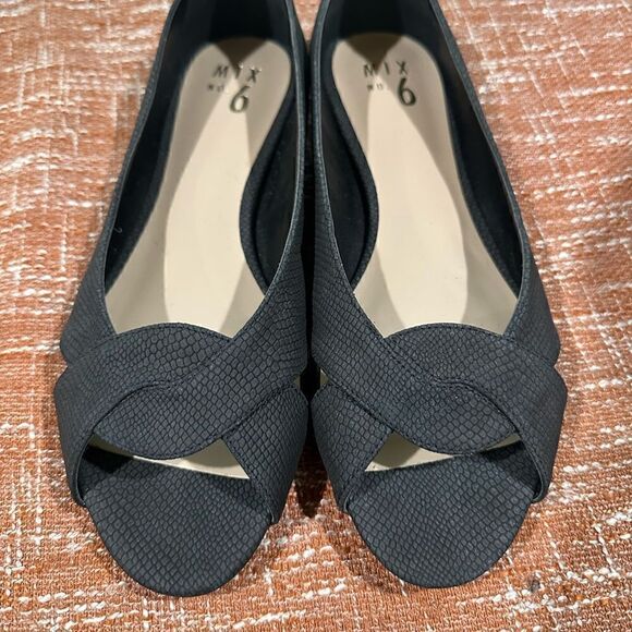 Black Mix No. 6 Sandals Size 8.5 - Picture 3 of 9